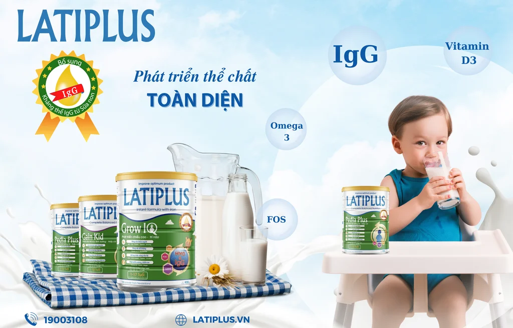 Latiplus Grow IQ- phát triển chiều cao trí não